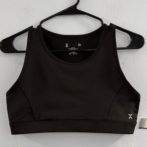 NWT Xersion Quick-Dry Black Sports Bra